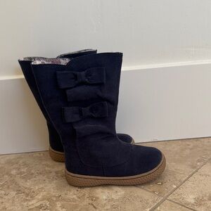 Livie & Luca Navy Boots with Bows